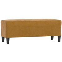 Sitzbank Braun 100x35x41 cm Samt Vidaxl Sitzbank Braun 100x35x41 cm Samt Vidaxl von VIDAXL