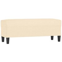 Sitzbank Creme 100x35x41 cm Stoff vidaXL Sitzbank Creme 100x35x41 cm Stoff vidaXL von VIDAXL