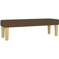 Vidaxl - Sitzbank Dunkelbraun 100x30x30 cm Stoff von VIDAXL