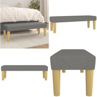 Sitzbank Dunkelgrau 100x30x30 cm Stoff - Sitzbank - Grau - Sofa - Polstermöbel - Wohnzimmermöbel - Home & Living von VIDAXL