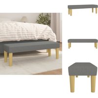 Sitzbank Dunkelgrau 100x30x30 cm Stoff - Sitzbank - Grau - Sofa - Polstermöbel - Wohnzimmermöbel von VIDAXL
