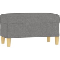 Sitzbank Dunkelgrau 70x35x41 cm Stoff Vidaxl von VIDAXL