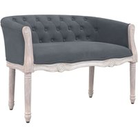 Sitzbank, Bettbank Dunkelgrau 98x56x69 cm Samt Vidaxl Sitzbank, Bettbank Dunkelgrau 98x56x69 cm Samt Vidaxl von VIDAXL