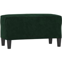 Sitzbank Dunkelgrün 70x35x41 cm Samt Vidaxl Sitzbank Dunkelgrün 70x35x41 cm Samt Vidaxl von VIDAXL