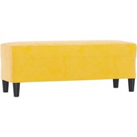 Sitzbank Gelb 100x35x41 cm Samt Vidaxl Sitzbank Gelb 100x35x41 cm Samt Vidaxl von VIDAXL