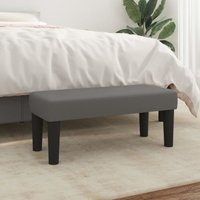 Vidaxl - Sitzbank Grau 70x30x30 cm Kunstleder von VIDAXL