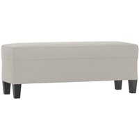 Sitzbank Hellgrau 100x35x41 cm Mikrofasergewebe vidaXL Sitzbank Hellgrau 100x35x41 cm Mikrofasergewebe vidaXL von VIDAXL