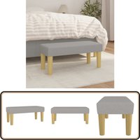 Sitzbank Hellgrau 70x30x30 cm Stoff - Sitzbank - Grau - Couchtisch - Wohnzimmermöbel - Polstermöbel Sitzbank Hellgrau 70x30x30 cm Stoff - Sitzbank - Grau - Couchtisch - Wohnzimmermöbel - Polstermöbel von VIDAXL