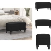 Sitzbank Schwarz 70x35x41 cm Kunstleder - Sitzbank - Schwarze Sitzbank - Kunstledersitzbank - Bequeme Sitzbank - Moderne Sitzbank von VIDAXL