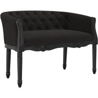 Sitzbank, Bettbank Schwarz 98x56x69 cm Samt vidaXL von BONNEVIE