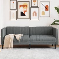 Sofa 3-Sitzer Dunkelgrau Stoff - Vidaxl Sofa 3-Sitzer Dunkelgrau Stoff - Vidaxl von VIDAXL