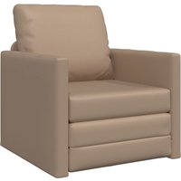 Sofa-Bett 2-in-1 Cappuccino 74x77x81 cm Kunstleder Vidaxl Sofa-Bett 2-in-1 Cappuccino 74x77x81 cm Kunstleder Vidaxl von VIDAXL
