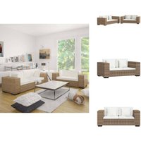 Sofa-Set 2-Sitzer und 3-Sitzer Echtes Rattan - Echtes Rattan - Gartenmöbel - Lounge Möbel - Outdoor Sofa - Sofaset Sofa-Set 2-Sitzer und 3-Sitzer Echtes Rattan - Echtes Rattan - Gartenmöbel - Lounge Möbel - Outdoor Sofa - Sofaset von VIDAXL