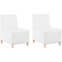 Sofa Stühle 2 pcs Weiß 55 x 74 x 82 cm Kunstleder vidaXL Sofa Stühle 2 pcs Weiß 55 x 74 x 82 cm Kunstleder vidaXL von VIDAXL