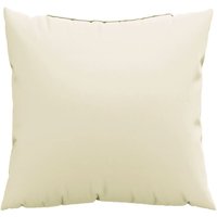 Sofakissen 4 Stk. Creme 50x50 cm Stoff Vidaxl von VIDAXL