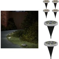 Solar-Bodenleuchten mit Erdspieß 4 Stk. Warmweiß - Solarlaternen - Outdoor Beleuchtung - Gartenbeleuchtung - led Lichterkette - Terrassenlampe Solar-Bodenleuchten mit Erdspieß 4 Stk. Warmweiß - Solarlaternen - Outdoor Beleuchtung - Gartenbeleuchtung - led Lichterkette - Terrassenlampe von VIDAXL