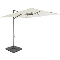 Sonnenschirm，Gartenschirm mit Schirmständer Sand vidaXL von BONNEVIE
