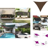 Vidaxl - Sonnensegel 160 g/m² Braun 4x4x5,8 m hdpe - Sonnensegel - hdpe Sonnensegel - Gartensonnensegel - Dreiecksförmiges Sonnensegel - Braunes Vidaxl - Sonnensegel 160 g/m² Braun 4x4x5,8 m hdpe - Sonnensegel - hdpe Sonnensegel - Gartensonnensegel - Dreiecksförmiges Sonnensegel - Braunes von VIDAXL