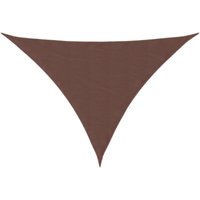 Sonnensegel,Sonnenschutzsegel Oxford-Gewebe Dreieckig 3,5x3,5x4,9 m Braun vidaXL von BONNEVIE