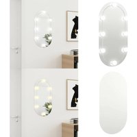Spiegel mit LED-Leuchten 80x40 cm Glas Oval - Spiegels - LED-Spiegel - Badezimmerspiegel - Kosmetikspiegel - Makeupspiegel - Home & Living Spiegel mit LED-Leuchten 80x40 cm Glas Oval - Spiegels - LED-Spiegel - Badezimmerspiegel - Kosmetikspiegel - Makeupspiegel - Home & Living von VIDAXL