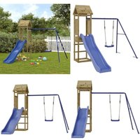 Spielturm Imprägniertes Kiefernholz - Holzspielplatz - Spielturm - Kinderspielgeräte - Outdoor Spielset - Rutschen - Home & Living Spielturm Imprägniertes Kiefernholz - Holzspielplatz - Spielturm - Kinderspielgeräte - Outdoor Spielset - Rutschen - Home & Living von VIDAXL