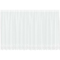 Vorhänge mit Vorhängen Floral Weiß 400 x 180 cm Polyester Vidaxl von VIDAXL