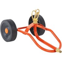 Sprinkler-Schlitten mit Rädern und Drehbarem Kopf Rot Stahl - Vidaxl Sprinkler-Schlitten mit Rädern und Drehbarem Kopf Rot Stahl - Vidaxl von VIDAXL