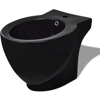 Vidaxl - Standbidet Stand-Bidet Bodenstehend Bidet Keramik schwarz Schwarz von BONNEVIE