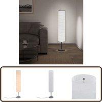 Standleuchte 121 cm Weiß E27 - Stehlampe - Wohnraumbeleuchtung - Reispapierlampe - Moderne Beleuchtung - Industrielle Dekoration von VIDAXL