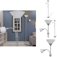 Vidaxl - Stehlampe Grau - Stehlampe - Moderne Beleuchtung - Wohnzimmer Dekoration - led Stehlampe - Leselampe von VIDAXL