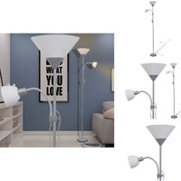 Stehlampe Grau - Stehlampe - Moderne Beleuchtung - Wohnzimmer Dekoration - led Stehlampe - Leselampe Stehlampe Grau - Stehlampe - Moderne Beleuchtung - Wohnzimmer Dekoration - led Stehlampe - Leselampe von VIDAXL