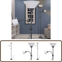 Stehlampe Schwarz - Stehlampe - Schwarze Stehlampe - Moderne Stehlampe - led Stehlampe - Wohnzimmerleuchte von VIDAXL