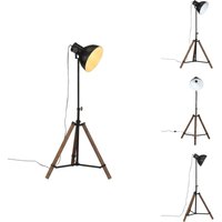 Stehleuchte 25 W Schwarz 75x75x90-150 cm E27 - Industrielampen - Stehlampe - Wohnraumleuchte - Esszimmerlampe - Büroleuchte von VIDAXL