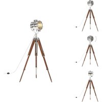 Stehleuchte Dreibein Massivholz Mango 165 cm - Stehlampe - Vintage-Design - Holzsäule - Dreibeinständer - Wohnzimmerlampe Stehleuchte Dreibein Massivholz Mango 165 cm - Stehlampe - Vintage-Design - Holzsäule - Dreibeinständer - Wohnzimmerlampe von VIDAXL
