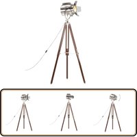 Stehleuchte Dreibein Massivholz Mango 180 cm - Vintage Lampe - Stehlampe Wohnzimmer - Holzsäule - Dreibeinständer - Industrielampen Stehleuchte Dreibein Massivholz Mango 180 cm - Vintage Lampe - Stehlampe Wohnzimmer - Holzsäule - Dreibeinständer - Industrielampen von VIDAXL