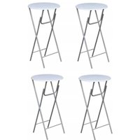 Vidaxl - Stehtische 4 Stk. mit mdf Tischplatte Weiß Vidaxl - Stehtische 4 Stk. mit mdf Tischplatte Weiß von VIDAXL