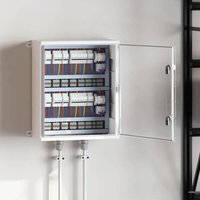 Steuerschrank Grau 50 x 22 x 60 cm abs Kunststoff Vidaxl von VIDAXL