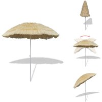 Strandschirm Hawaii-Stil Kippbar - Strandsonnenschirm - Sonnenschirm - Gartensonnenschirm - Kippschild - Poolsonnenschirm von VIDAXL