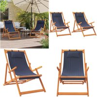 Strandstühle 2 Stk. Klappbar Blau Stoff - Strandstuhl - Gartenstuhl - Campingstuhl - Klappbarer Stuhl - Loungestuhl - Home & Living Strandstühle 2 Stk. Klappbar Blau Stoff - Strandstuhl - Gartenstuhl - Campingstuhl - Klappbarer Stuhl - Loungestuhl - Home & Living von VIDAXL