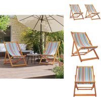 Strandstühle 2 Stk. Klappbar Mehrfarbig Stoff - Strandstuhl - Gartenstuhl - Campingstuhl - Klappbarer Stuhl - Loungestuhl Strandstühle 2 Stk. Klappbar Mehrfarbig Stoff - Strandstuhl - Gartenstuhl - Campingstuhl - Klappbarer Stuhl - Loungestuhl von VIDAXL