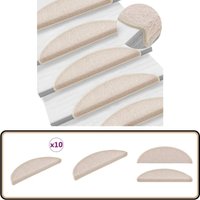 Stufenmatten 10 Stk. 56x17x3 cm Taupe - Stufenmatte - Treppenmatte - Treppenschutz - Treppenteppich - Rutschfeste Matte Stufenmatten 10 Stk. 56x17x3 cm Taupe - Stufenmatte - Treppenmatte - Treppenschutz - Treppenteppich - Rutschfeste Matte von VIDAXL