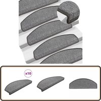Stufenmatten 10 Stk. 65x24x4 cm Dunkelgrau - Stufenmatte - Treppenmatte - Treppenschutz - Rutschfeste Matte - Polypropylenmatte Stufenmatten 10 Stk. 65x24x4 cm Dunkelgrau - Stufenmatte - Treppenmatte - Treppenschutz - Rutschfeste Matte - Polypropylenmatte von VIDAXL