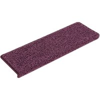 Stufenmatten 15 Stk. 65 x 21 x 4 cm Dunkelviolett Rechteckiger Rand vidaXL Stufenmatten 15 Stk. 65 x 21 x 4 cm Dunkelviolett Rechteckiger Rand vidaXL von VIDAXL