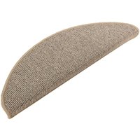 Stufenmatten 15 Stk. 65x21x4 cm Braun Halbrund Groß vidaXL von VIDAXL