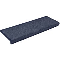Stufenmatten 15 Stk. 65 x 21 x 4 cm Dunkelgrau und Blau Rechteckiger Rand Vidaxl von VIDAXL