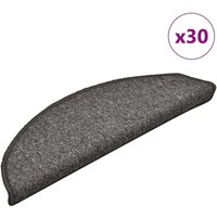 Stufenmatten 30 Stk. 56x17x3 cm Dunkelgrau Halbrund vidaXL Stufenmatten 30 Stk. 56x17x3 cm Dunkelgrau Halbrund vidaXL von VIDAXL