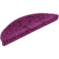 Stufenmatten 30 Stk. 56x17x3 cm Violett Halbrund vidaXL von VIDAXL