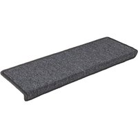 Stufenmatten 30 Stk. 65x21x4 cm Dunkelgrau Rechteckiger Rand vidaXL von VIDAXL