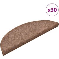 Stufenmatten 30 Stk. 56x17x3 cm Braun Halbrund Vidaxl Stufenmatten 30 Stk. 56x17x3 cm Braun Halbrund Vidaxl von VIDAXL