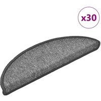 Vidaxl - Stufenmatten 30 Stk. Dunkelgrau 56x17x3 cm von VIDAXL
